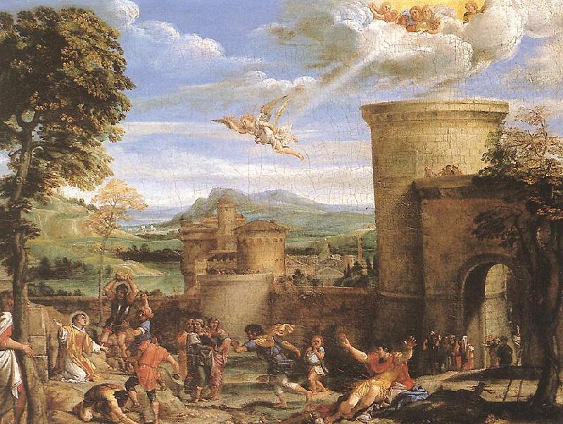 Annibale Carracci The Martyrdom of St Stephen Sweden oil painting art